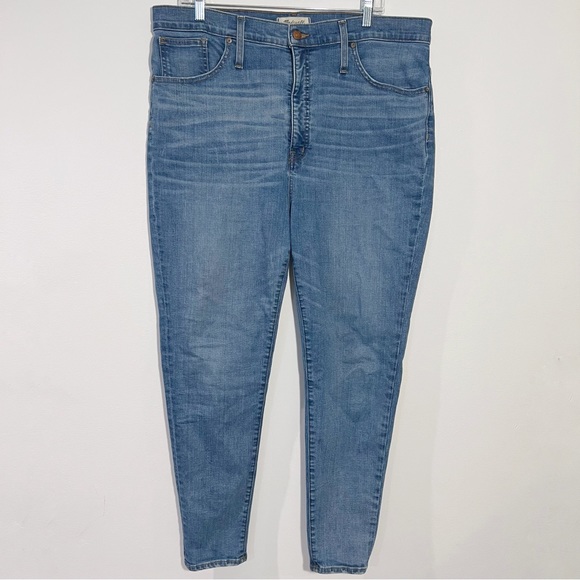 Madewell 11" High-Rise Skinny Jeans in Maricopa Wash Size 34 - Picture 2 of 12
